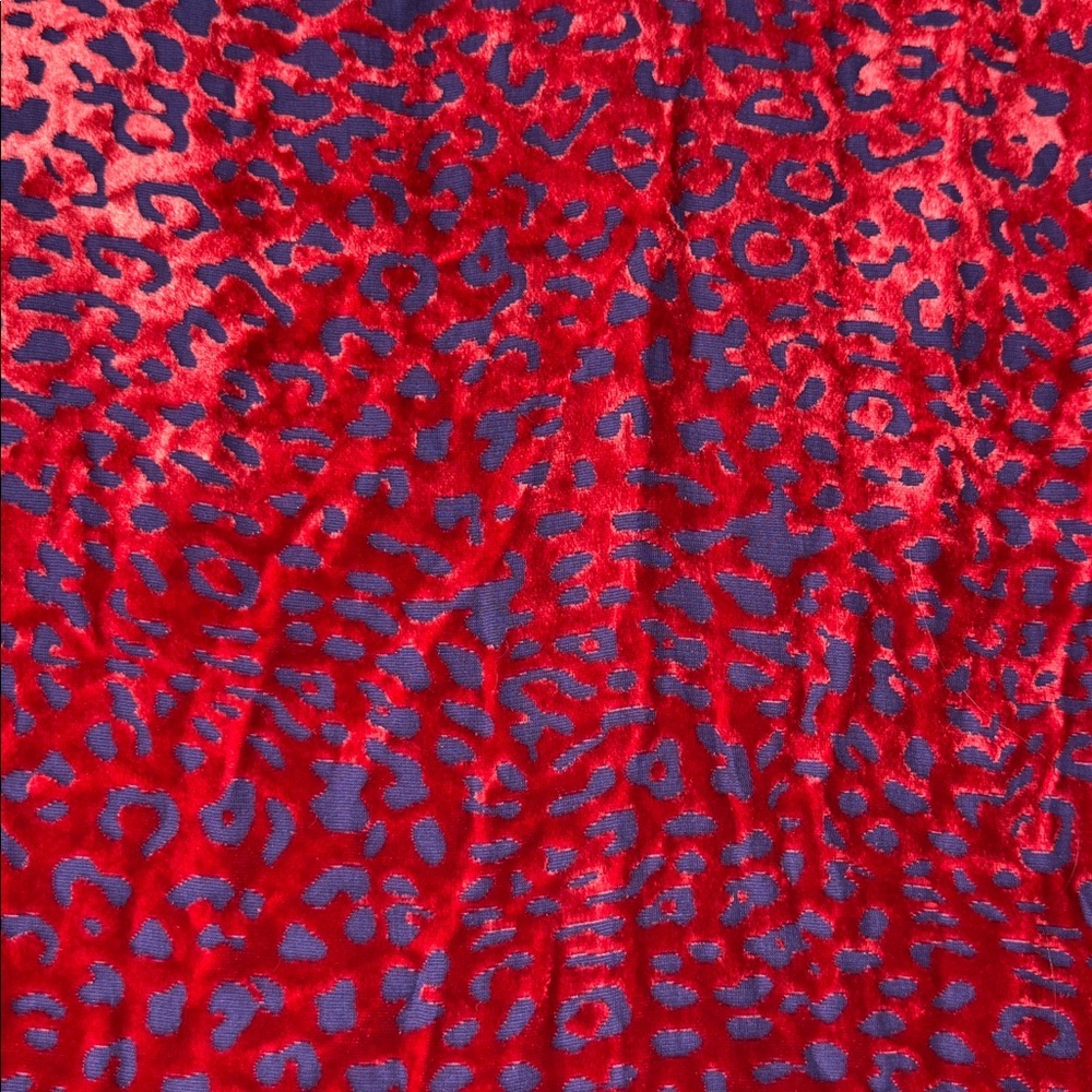 Johnny Was Jade Collection Doris Silk Blend Mini Dress Flare Boho Red Blue - Picture 11 of 11